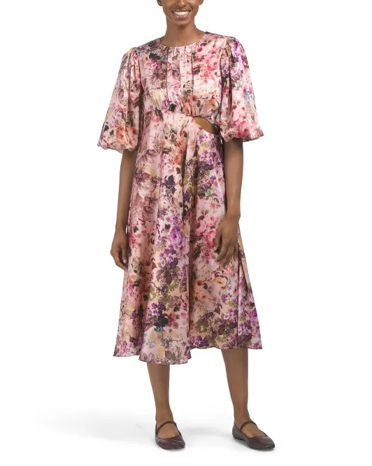 

Платье миди Selma с цветочным принтом Dra, цвет Floral Multi