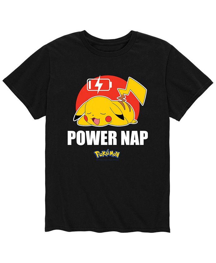 Мужская футболка Pokemon Power Nap AIRWAVES, черный