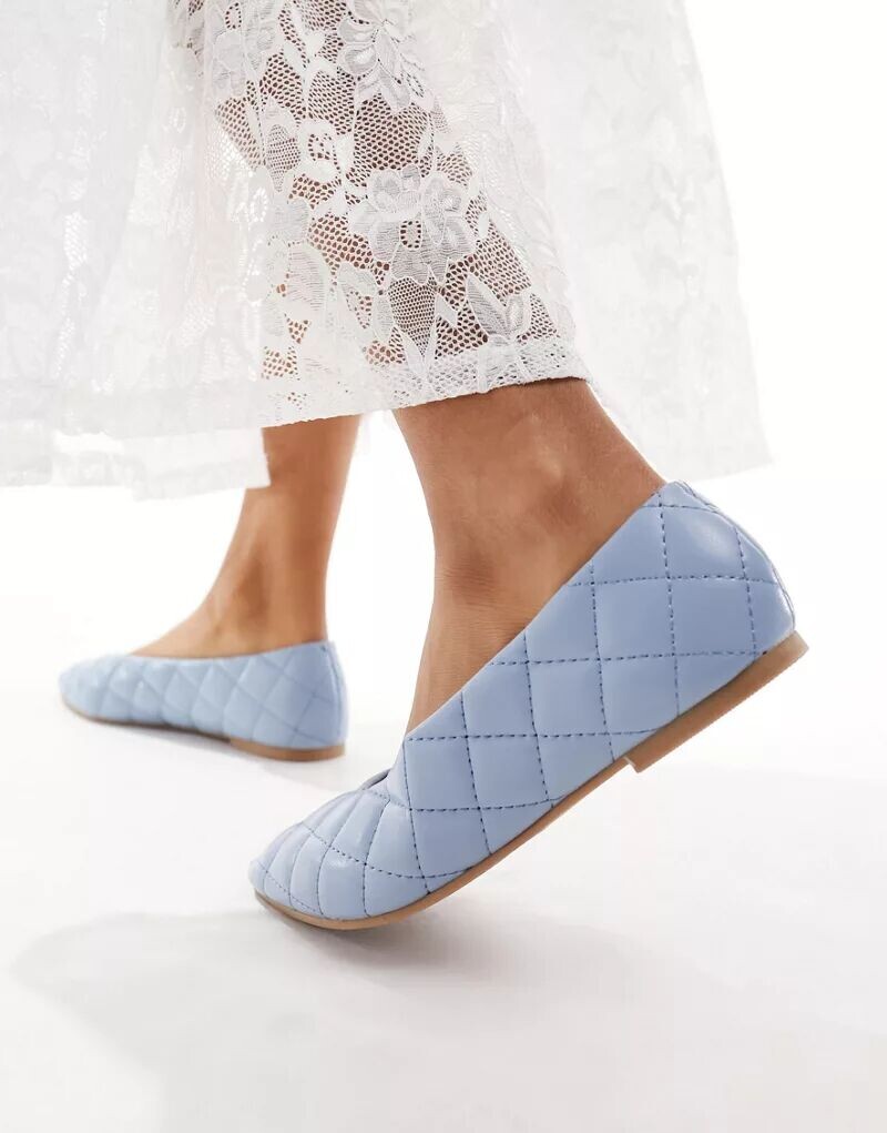 

Голубые балетки Simply Be Wide Fit