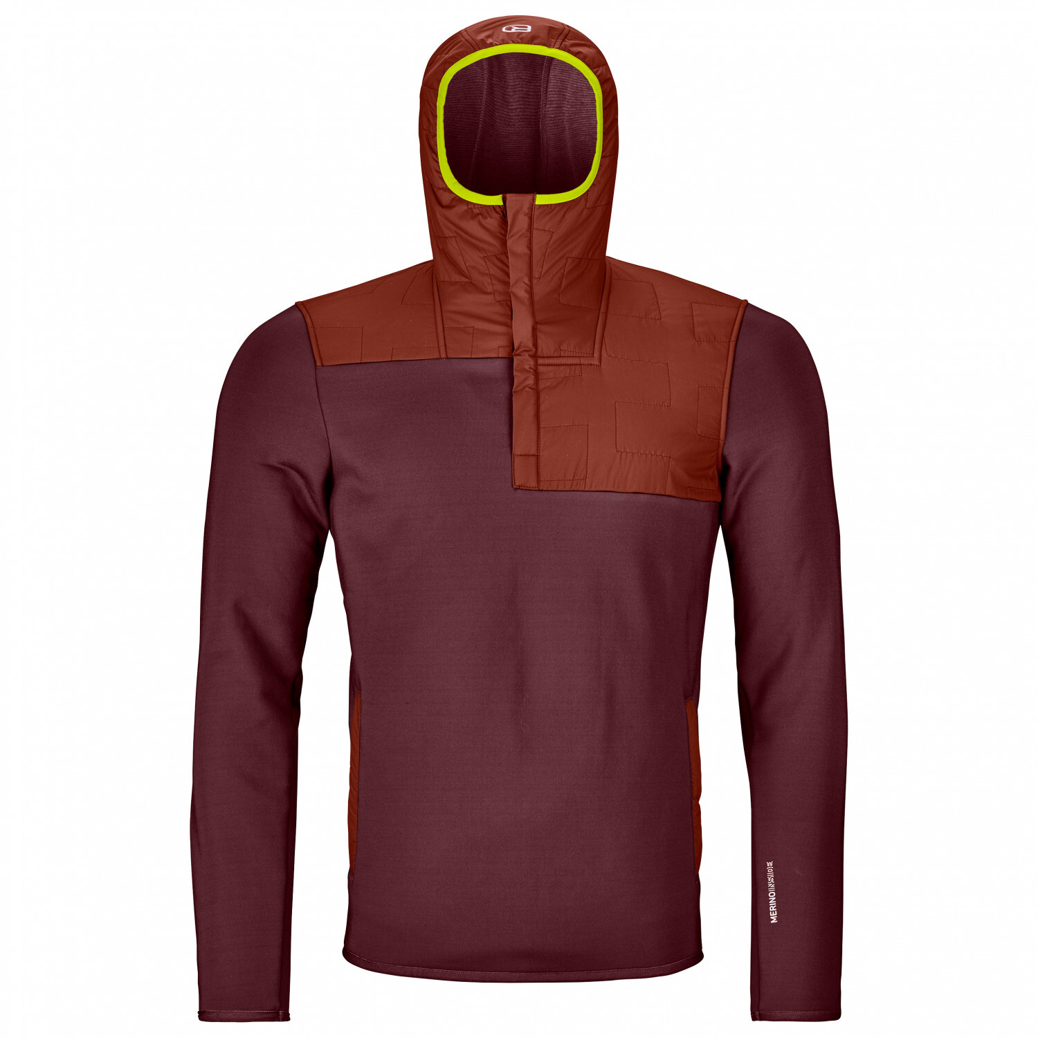 Флисовый свитер Ortovox Fleece Plus Anorak, цвет Winetasting