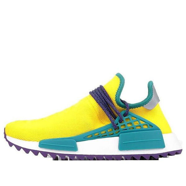 

Кроссовки оригиналы x pharrell williams nmd human race trail Adidas, желтый