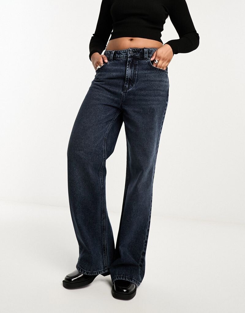 

Сине-черные джинсы ASOS DESIGN Dad