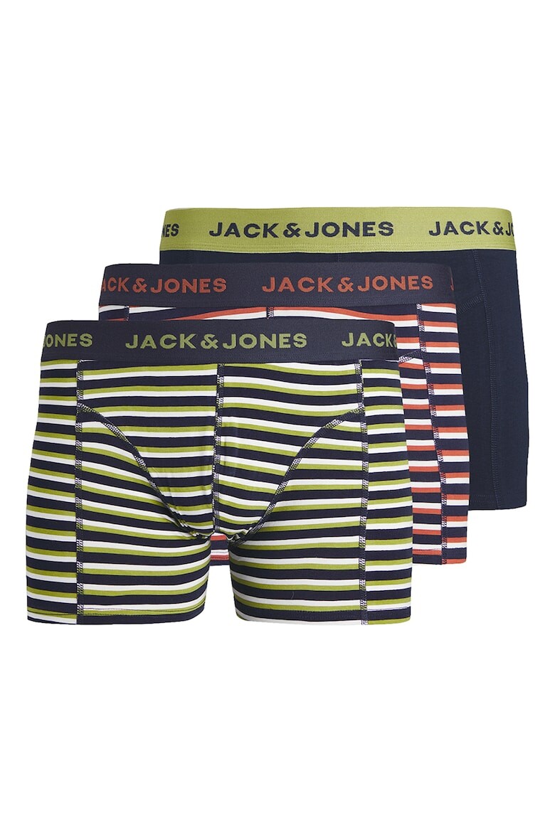 

Боксеры с другим рисунком, 3 пары Jack & Jones, синий