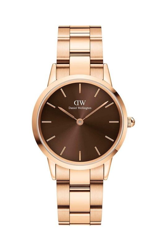 Часы Iconic Link Amber 32 Daniel Wellington, золотой наручные часы iconic link arctic daniel wellington dw00100458