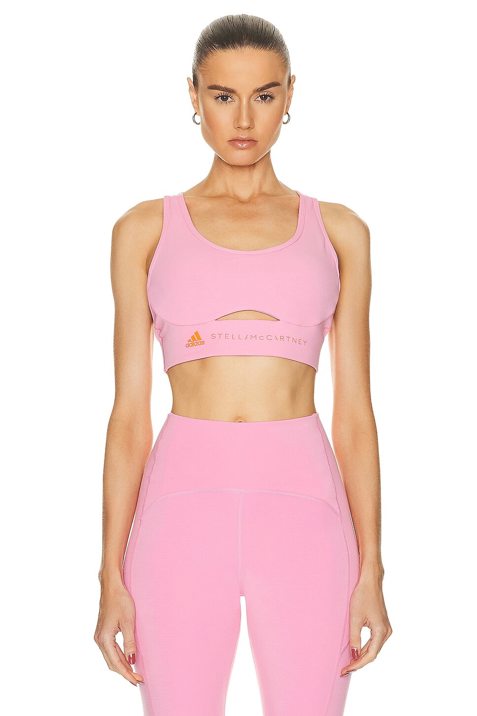 

Бюстгальтер Adidas By Stella Mccartney True Strength Medium Support, цвет Semi Pink Glow