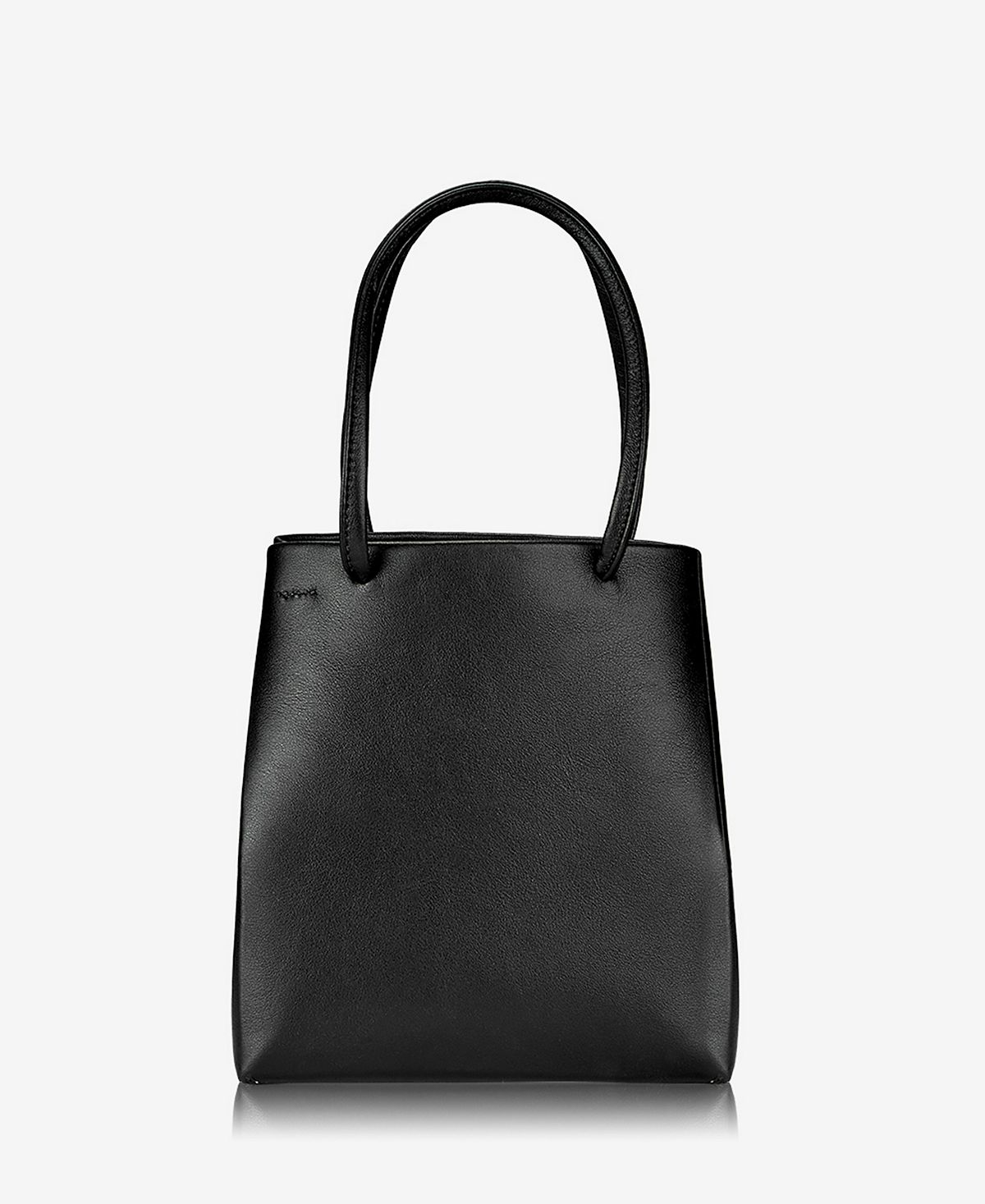 Миниатюрная кожаная сумка-шоппер Sydney GiGi New York, черный женский мини шоппер sydney gigi new york черный