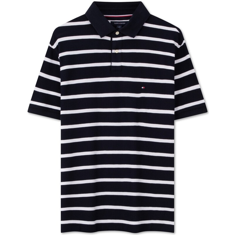 

Рубашка поло мужская Tommy Hilfiger, цвет Blue and white striped FAP