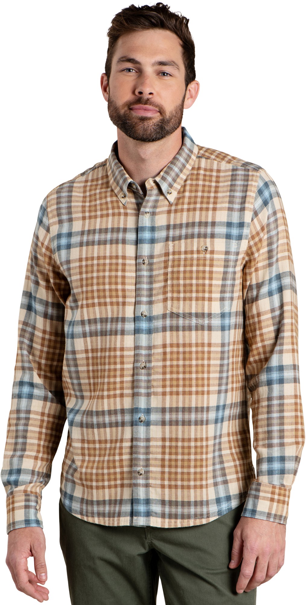 цена Рубашка с длинными рукавами Airsmyth — мужская Toad&Co, коричневый
