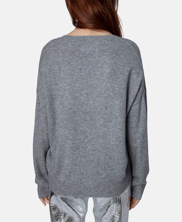 Кашемировый пуловер , цвет Medium Grey Zadig&Voltaire
