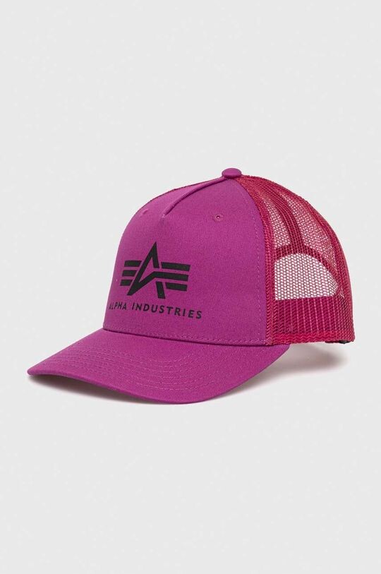 

Хлопчатобумажная шапка Alpha Industries, фиолетовый