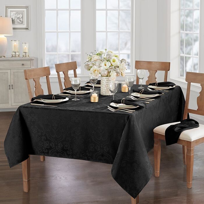 

Продолговатая скатерть Caiden Elegance Damask, 52 x 70 дюймов Elrene Home Fashions