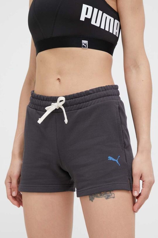 

Хлопковые шорты Puma, серый