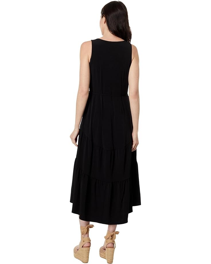 

Платье Tommy Bahama Carmela Tiered S/L Midi Dress, черный