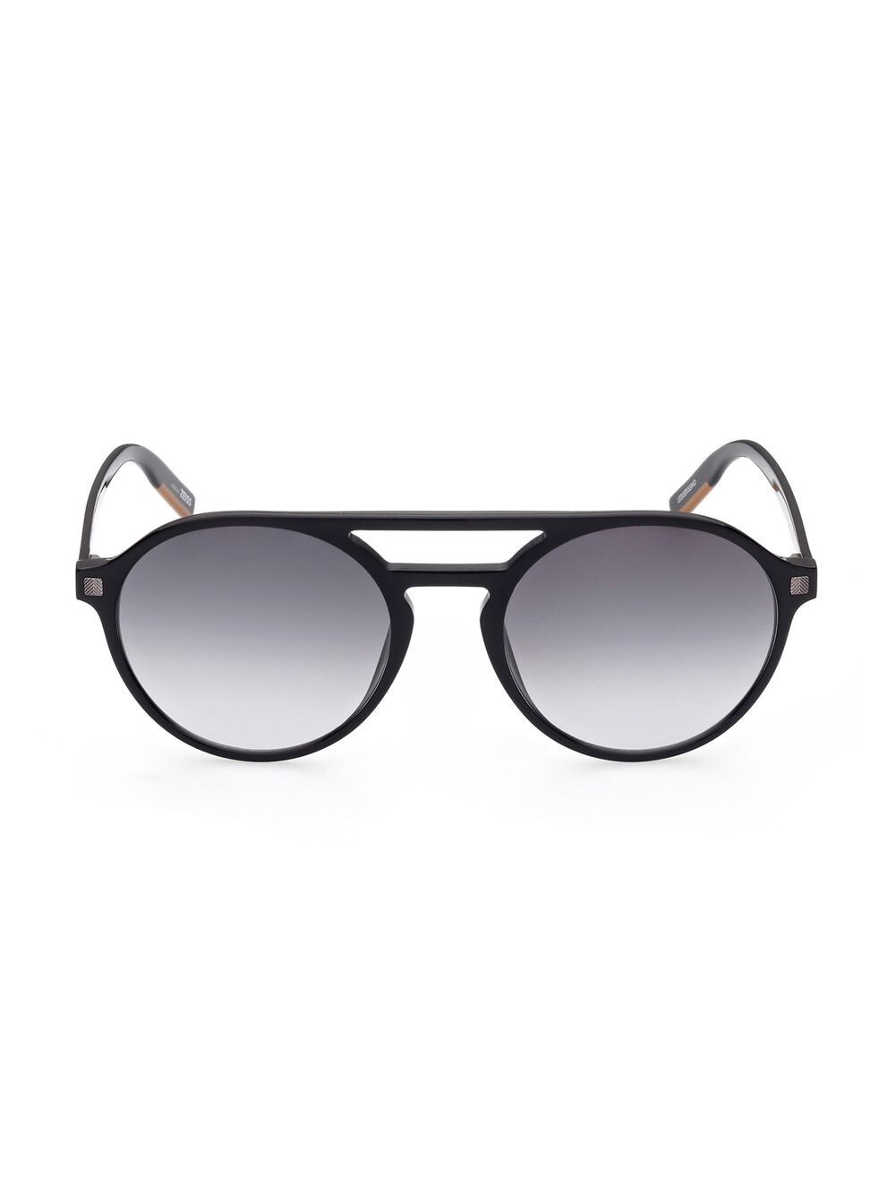 

Солнцезащитные очки-пилоты 54MM ZEGNA, черный