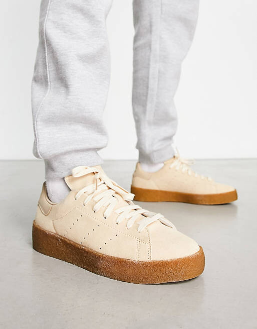 

Бежевые кроссовки из крепа adidas Originals с резиновой подошвой Stan Smith, Бежевый