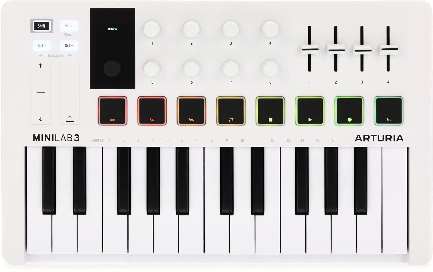 

Arturia MiniLab 3 25 Контроллер с тонкими клавишами