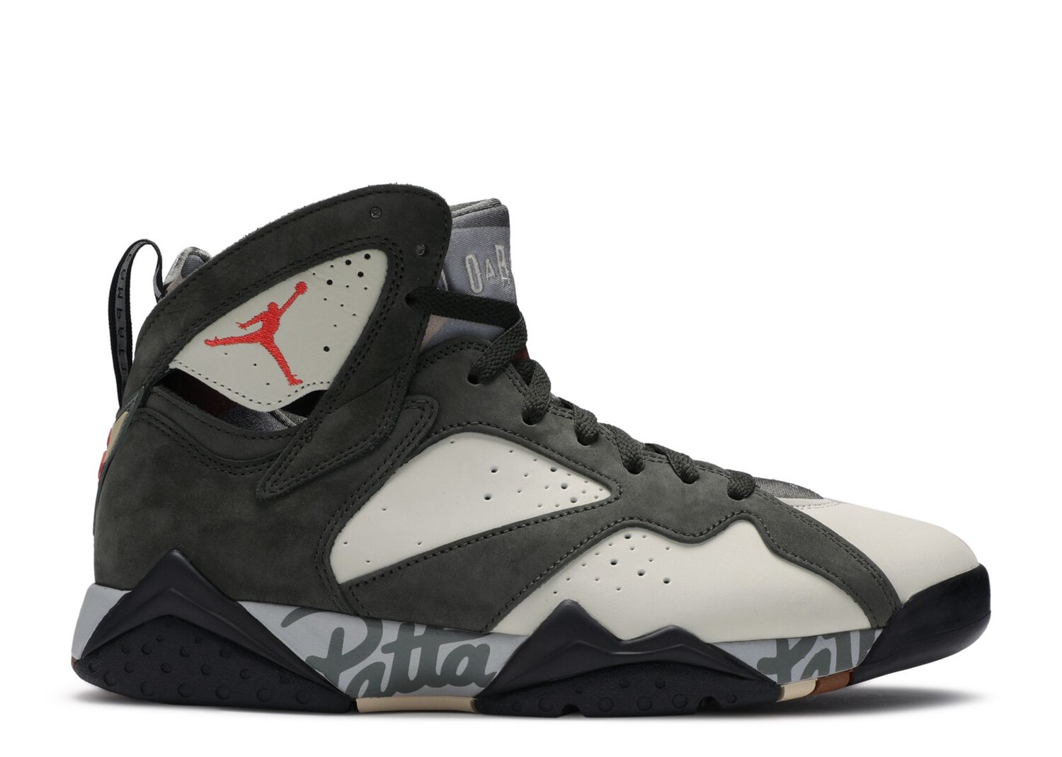 

Кроссовки Air Jordan Patta X Air Jordan 7 Retro Sp 'Icicle', зеленый, Зеленый;черный