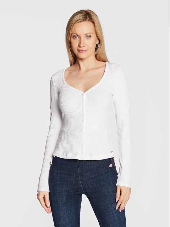 

Узкая блузка Guess, белый