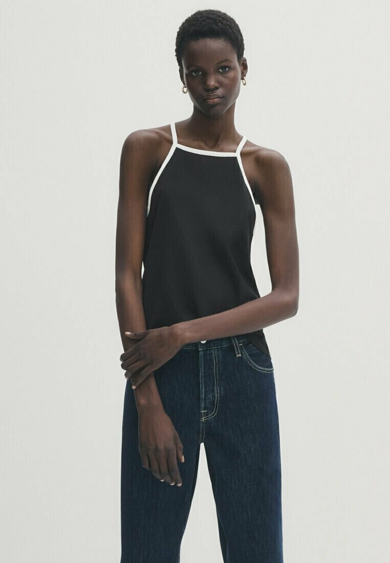 

Топ Massimo Dutti, черный