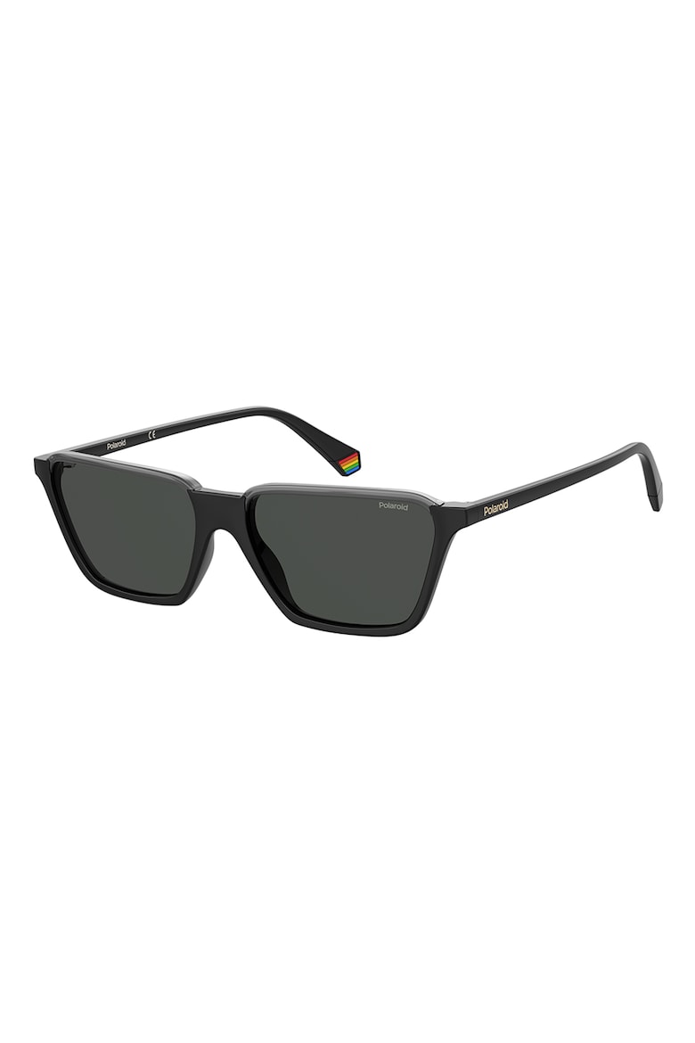 солнцезащитные очки polaroid прямоугольные поляризационные черный Прямоугольные поляризационные солнцезащитные очки Polaroid, черный