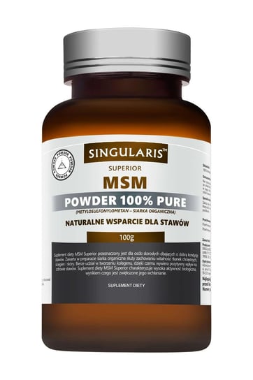 

Singularis, Superior MSM Powder 100% Pure, пищевая добавка, порошок 100 г