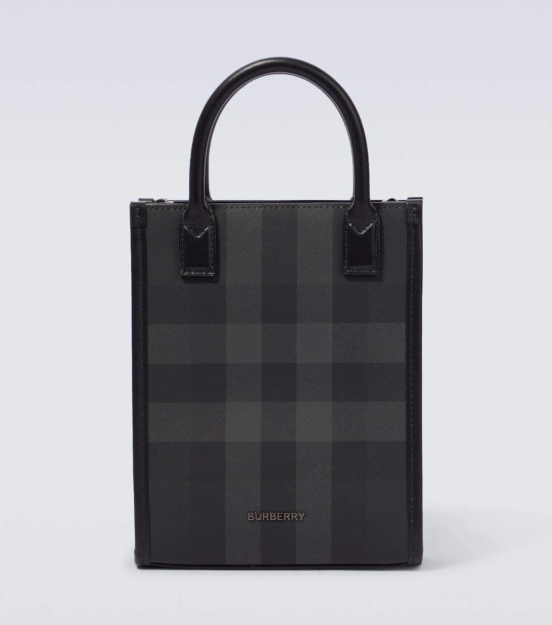 

Сумка-тоут Denny Mini в клетку Burberry, черный