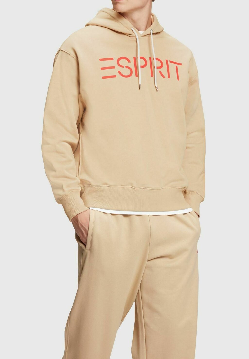 

Толстовка Esprit Logo, бежевый, Коричневый