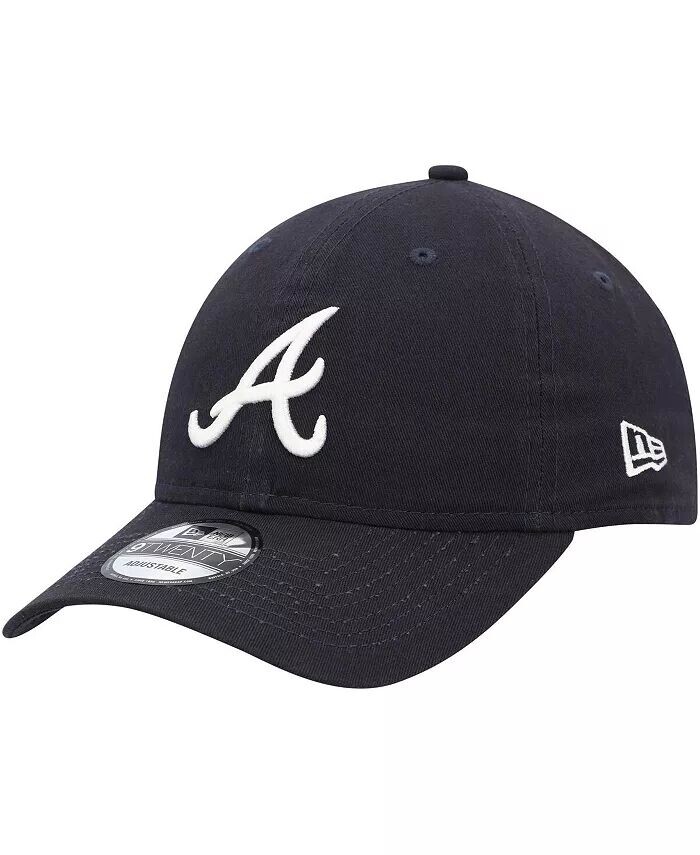 

Мужская темно-синяя регулируемая шляпа с логотипом Atlanta Braves Replica Core Classic 9TWENTY New Era, синий