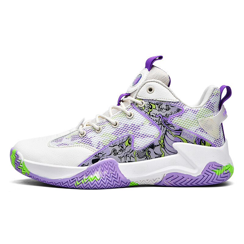 

Баскетбольные кроссовки Basketball Shoes Unisex Mid-Top Amicniegd, белый