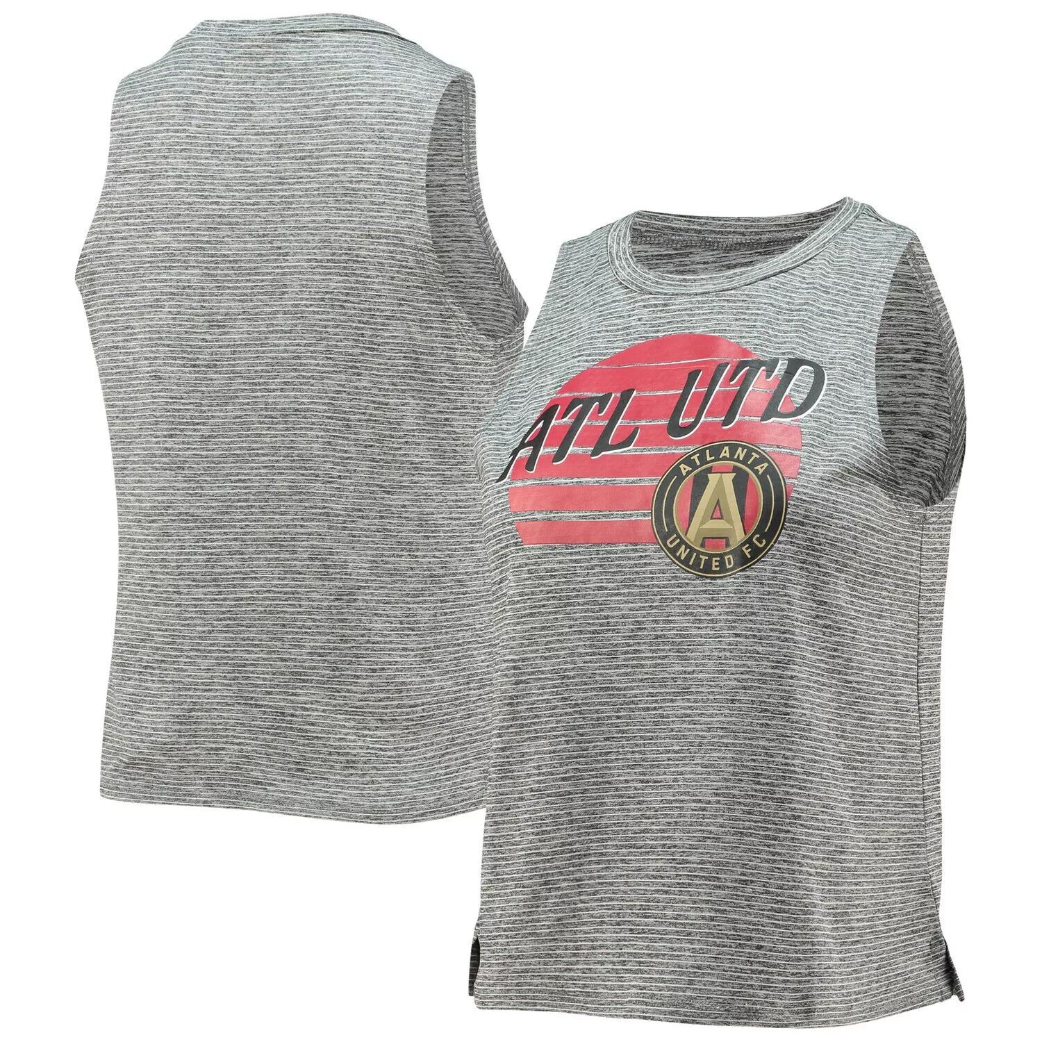 

Женская темно-серая майка Concepts Sport Atlanta United FC Centerline, Серый