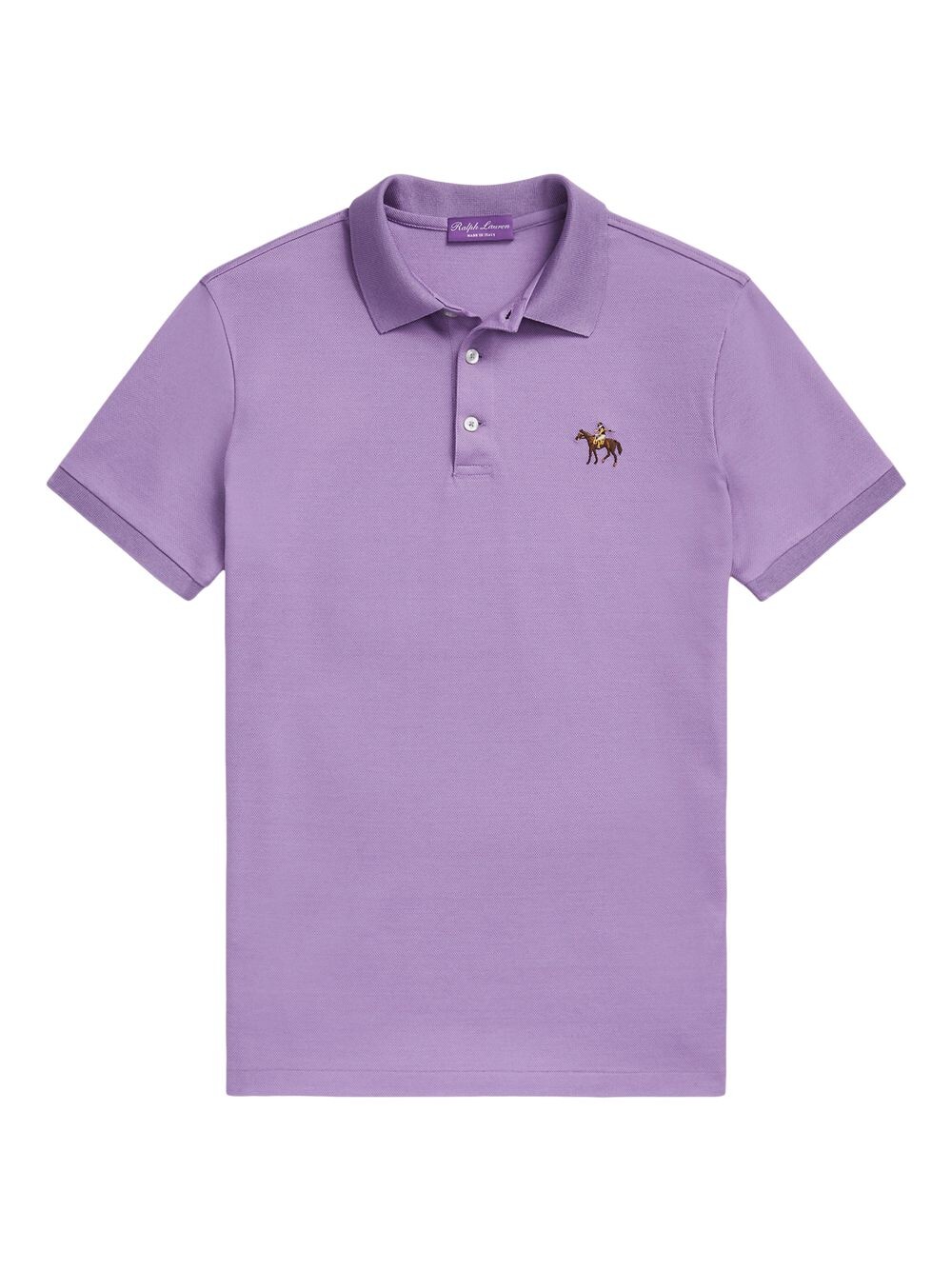 

Поло из пике с логотипом Ralph Lauren Purple Label, Фиолетовый