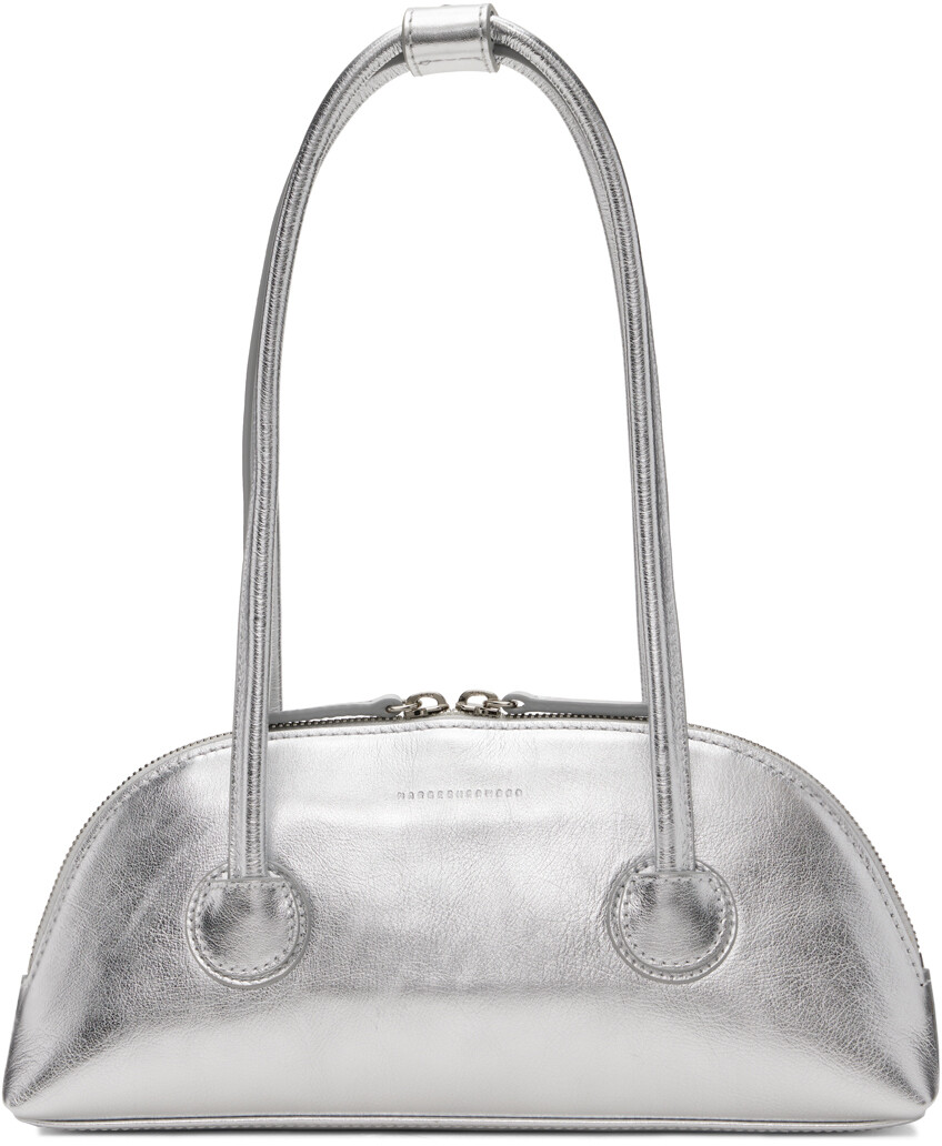 

Серебряная сумка Bessette Marge Sherwood, цвет Metallic silver foil