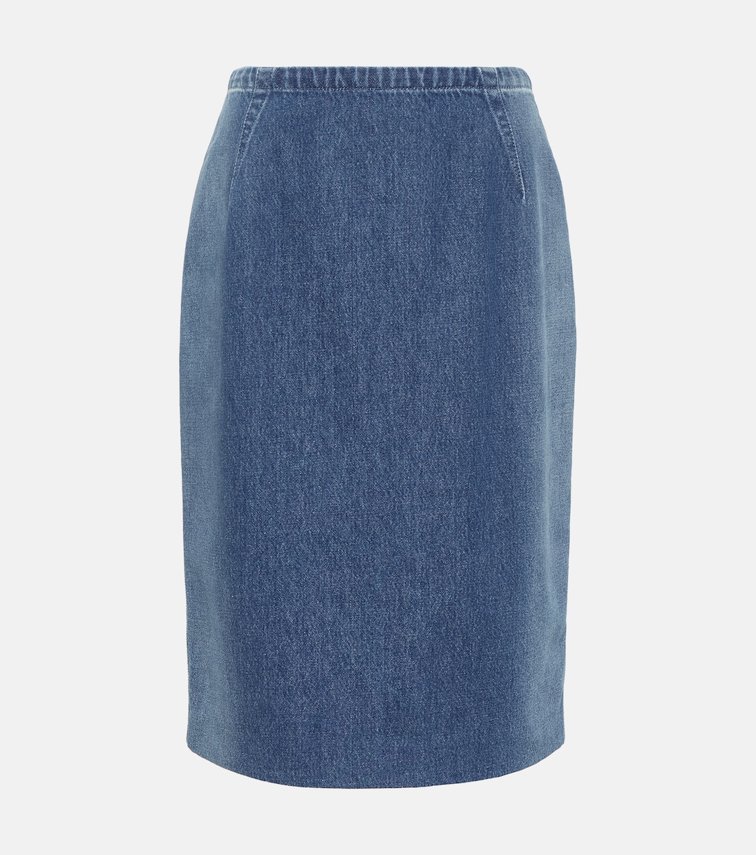 Джинсовая юбка-карандаш Versace, синий