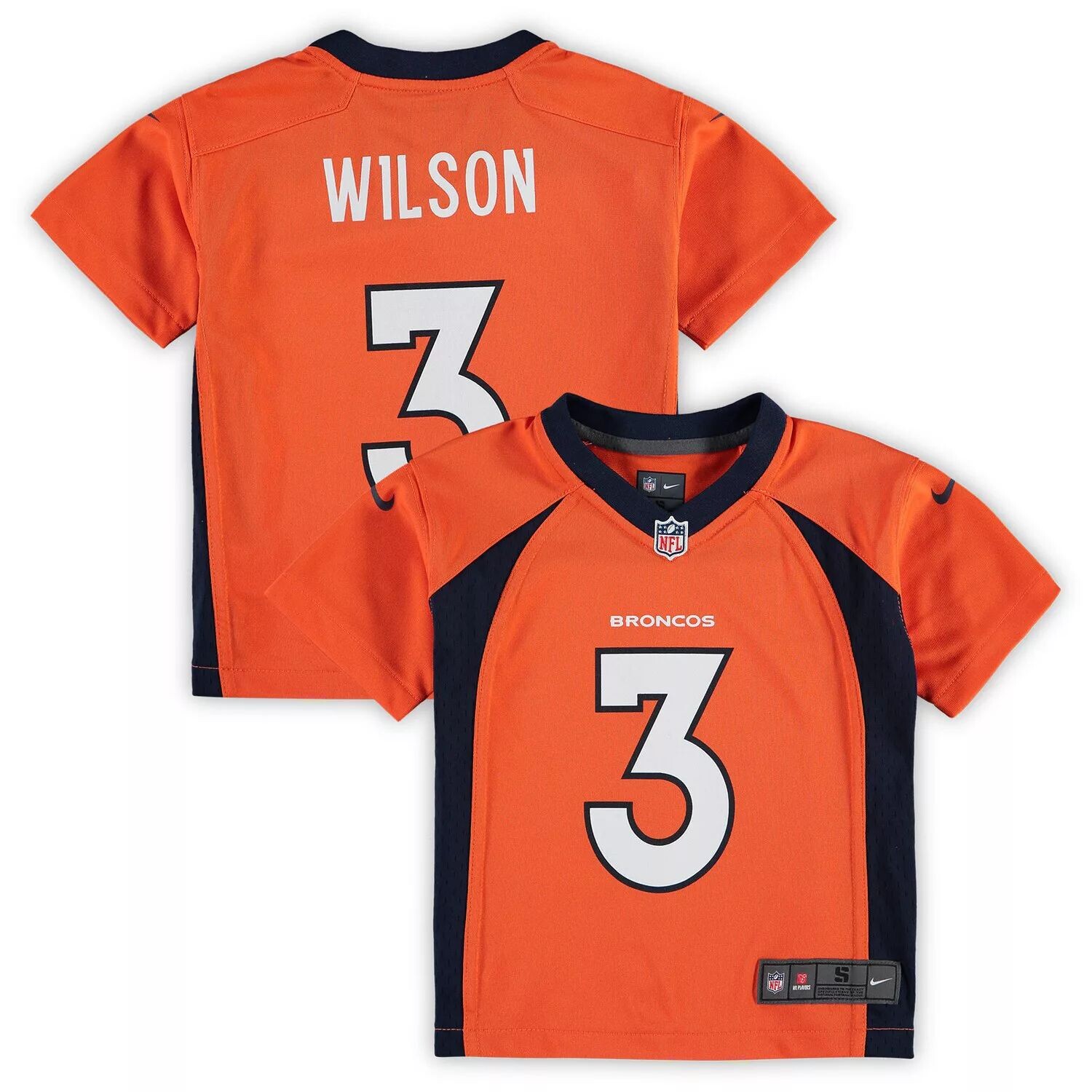 

Джерси Nike Russell Wilson Orange Denver Broncos для дошкольников Nike