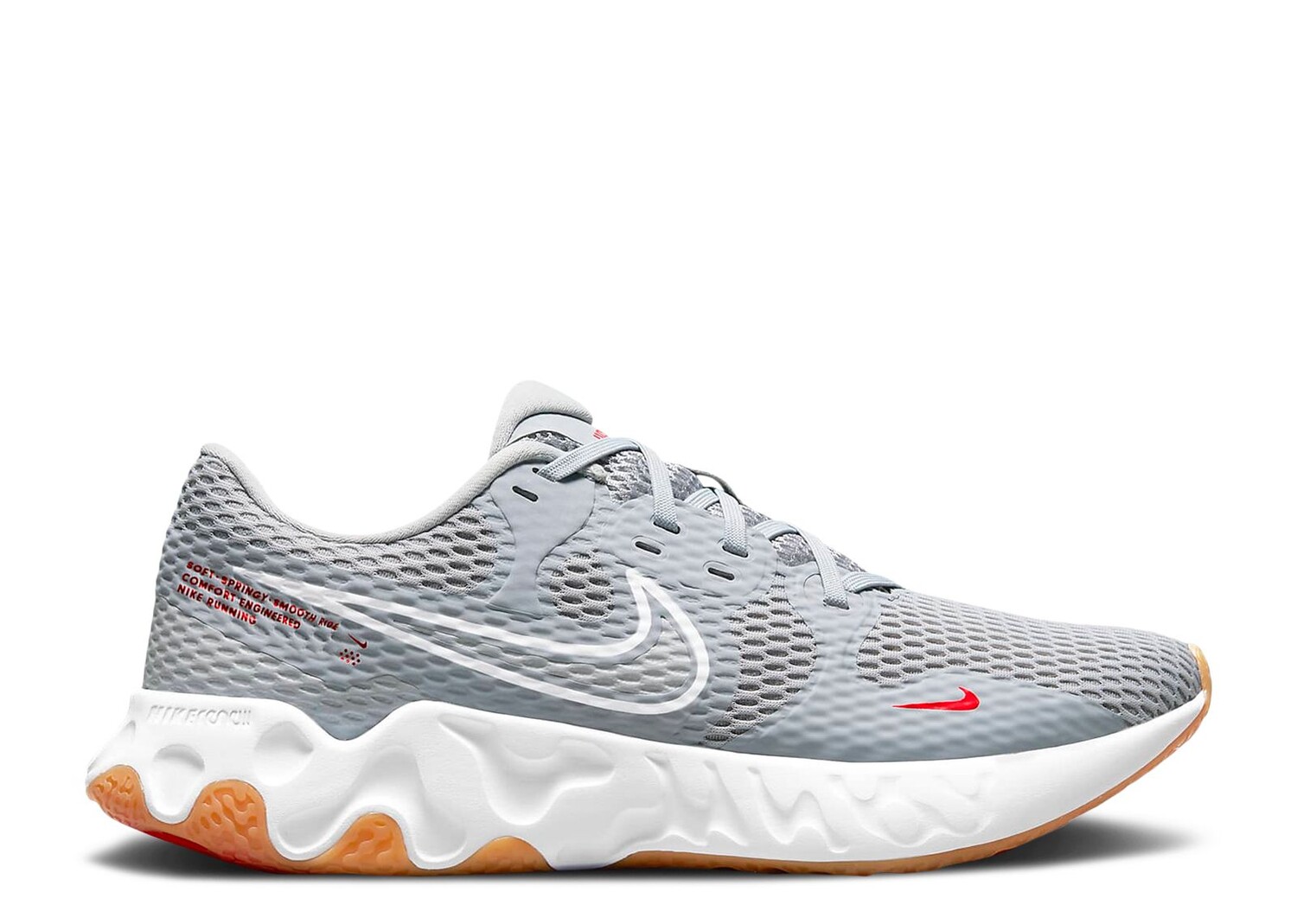 

Кроссовки Nike Renew Ride 2 'Wolf Grey Chile Red', серый