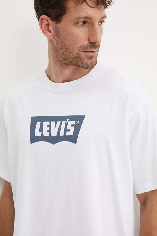 

Хлопковая футболка Levi's, белый