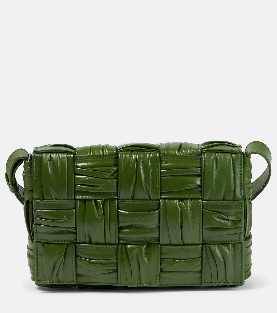 

Сумка через плечо Cassette из кожи Bottega Veneta, зеленый