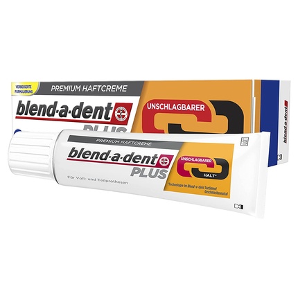 Клей для зубных протезов премиум-класса Непревзойденная фиксация, Blend-A-Dent