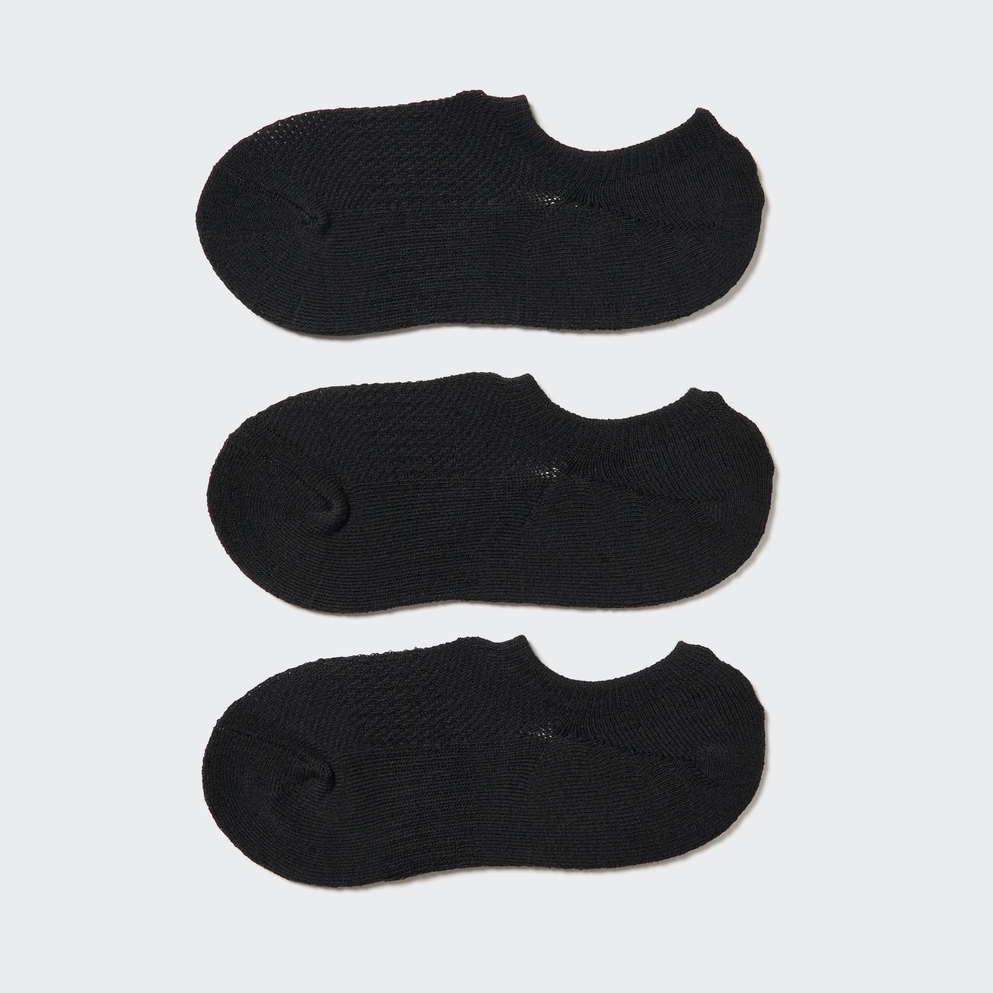Очень короткие носки (спортивные, 3 пары) UNIQLO, черный короткие носки 3 пары спортивные uniqlo черный