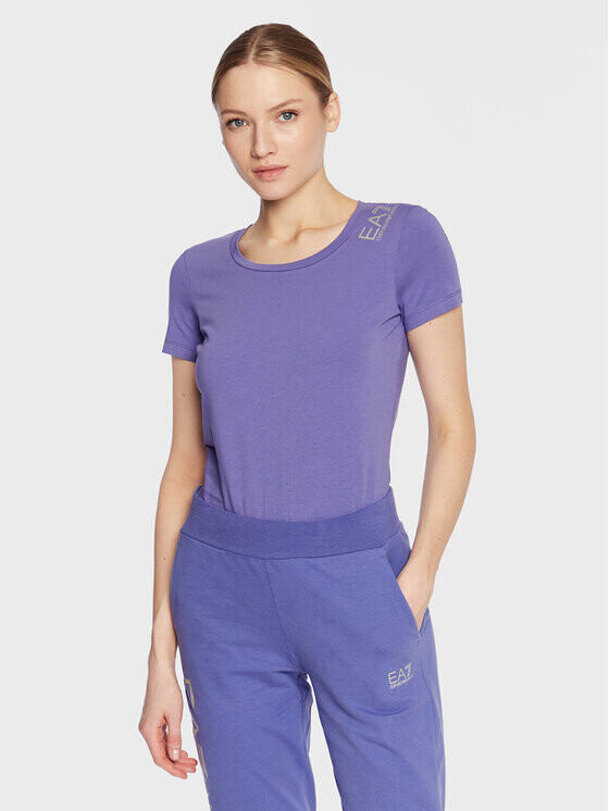 

Футболка стандартного кроя Ea7 Emporio Armani, фиолетовый