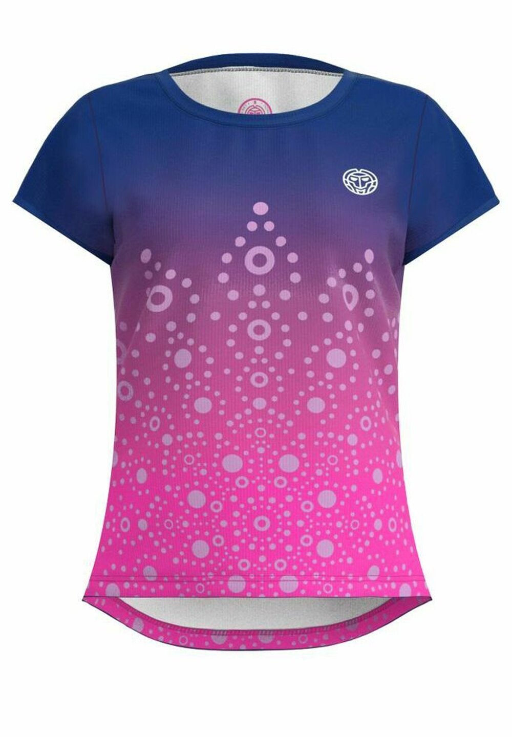 

Футболка с принтом TWIST CAPSLEEVE BIDI BADU, цвет pink dunkelblau