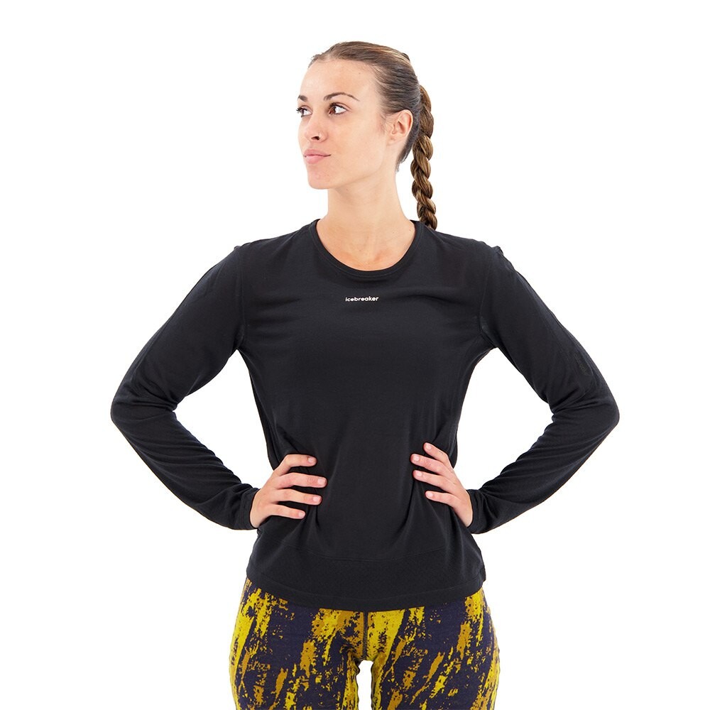 

Базовый слой Icebreaker 125 ZoneKnit Merino Energy Wind Long, черный