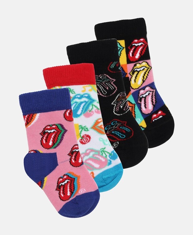 

Носки, 4 шт. Happy Socks, черный