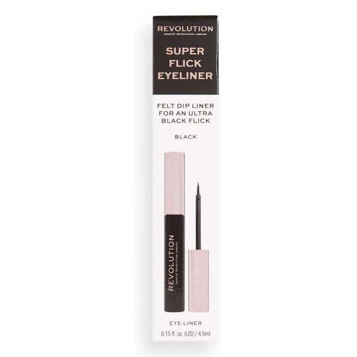 

Подводка для глаз Delineador de Ojos Líquido Super Flick Eyeliner Revolution, Negro