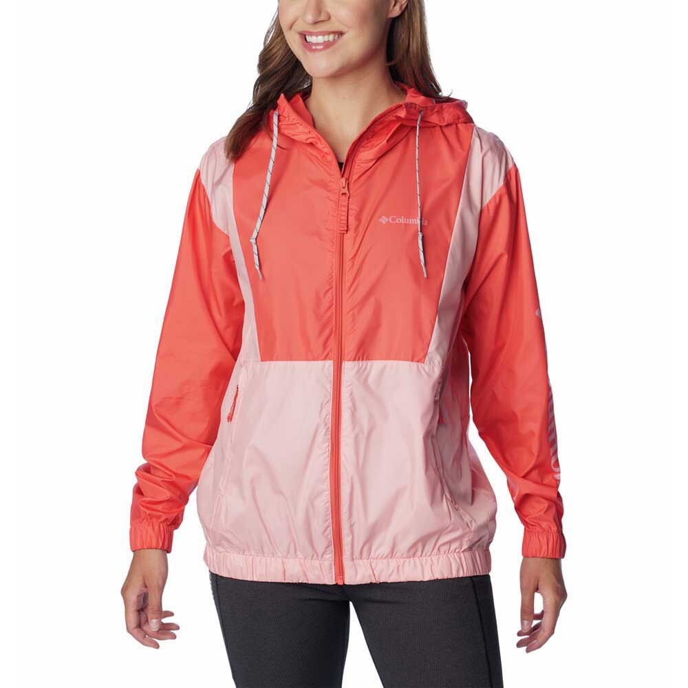 Куртка Columbia Lily Basin Hoodie Rain, оранжевый