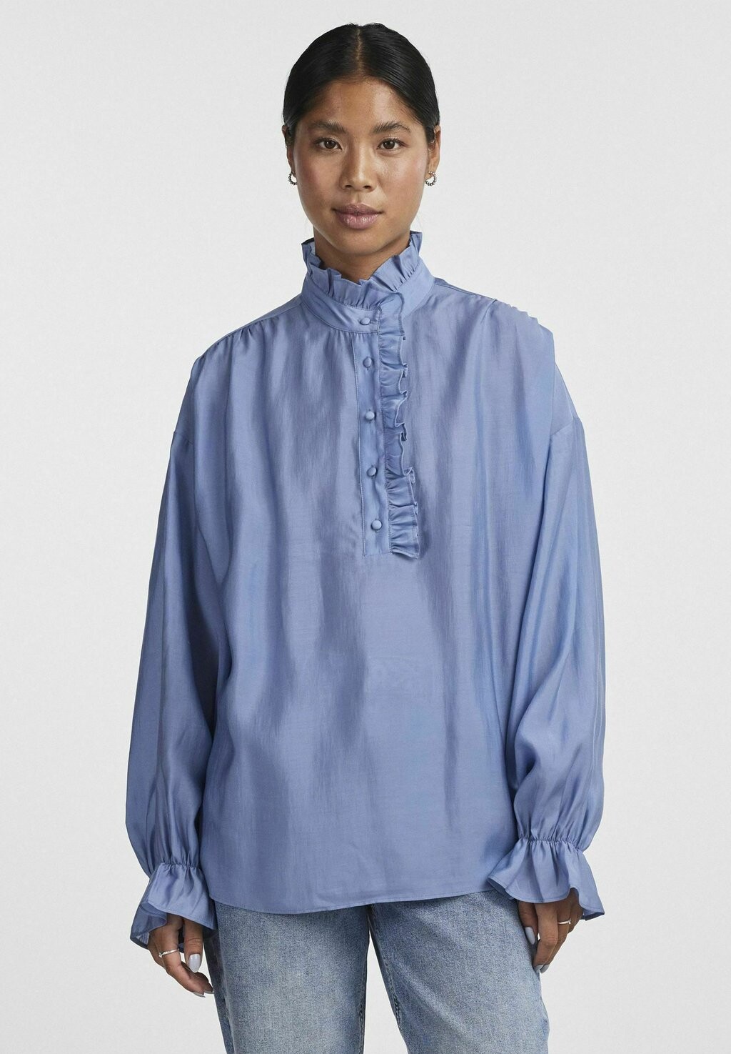 

Блуза Pieces, цвет cornflower blue
