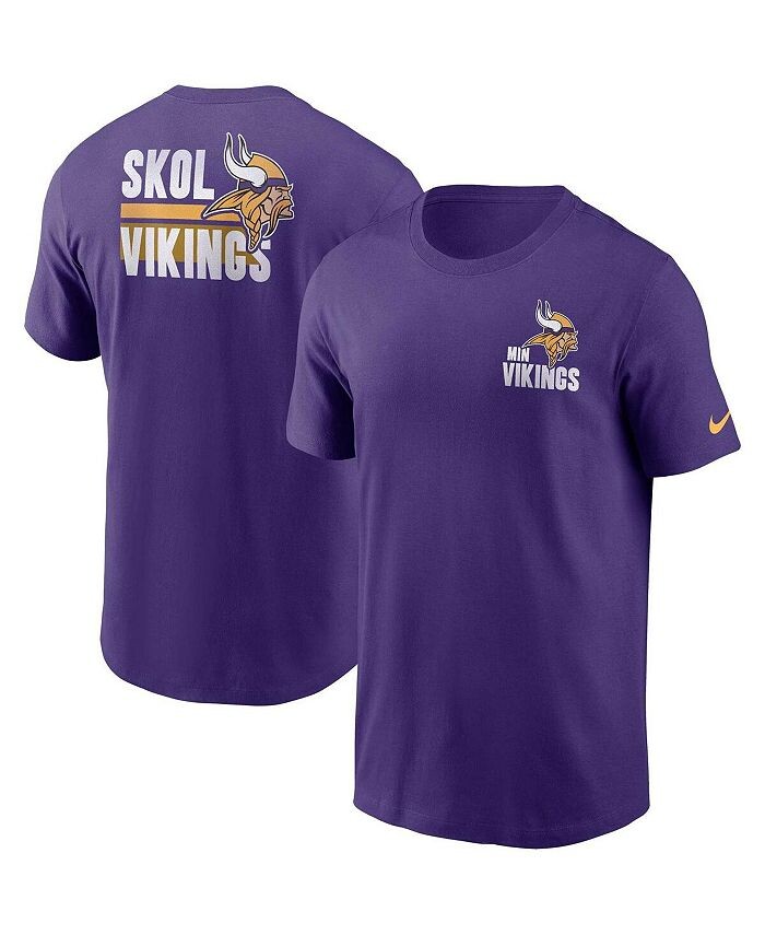 

Мужская фиолетовая футболка Minnesota Vikings Blitz Essential Nike, фиолетовый