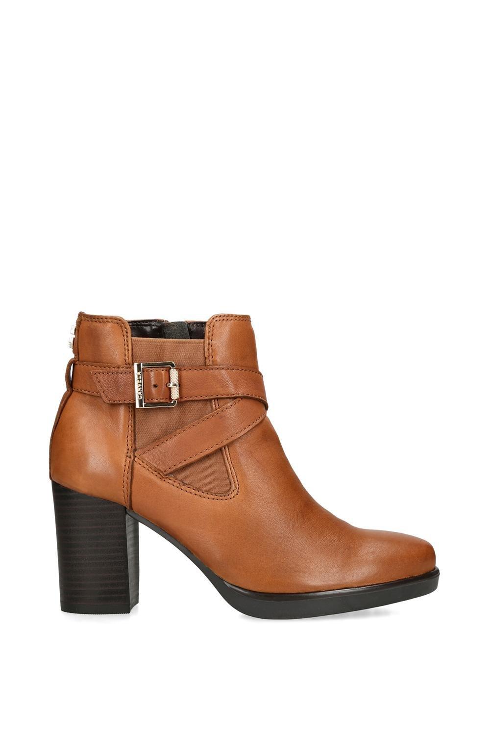 Кожаные ботинки Silver 2 Carvela, коричневый кожаные ботинки secure lace up 2 carvela черный