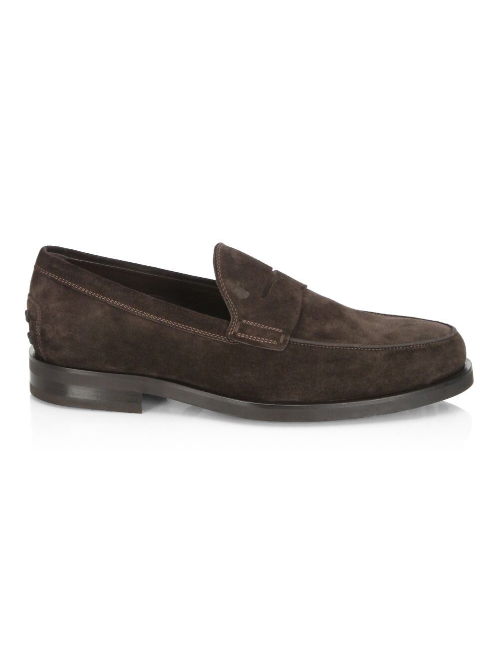 

Замшевые пенни-лоферы Tod's, коричневый