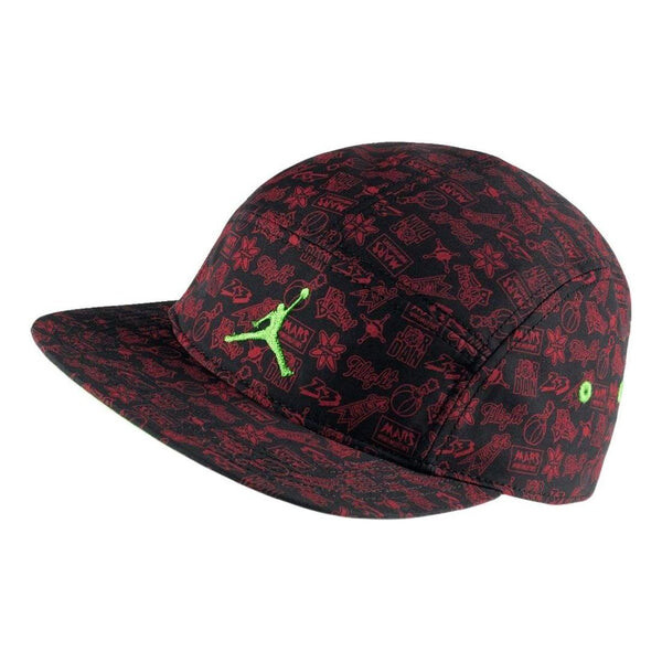 

Кепка Air Jordan Mars 5-PANEL Caps 'Black Gym Red Green Pulse', черный